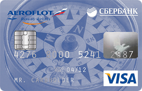 Кредитная карта Аэрофлот Visa Classic